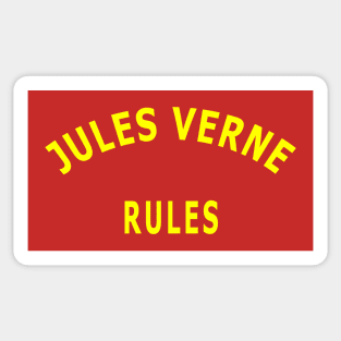 Jules Verne Rules Sticker